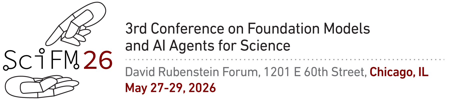 SciFM26 – 3rd Conference on Foundational Models and AI Agents for Science